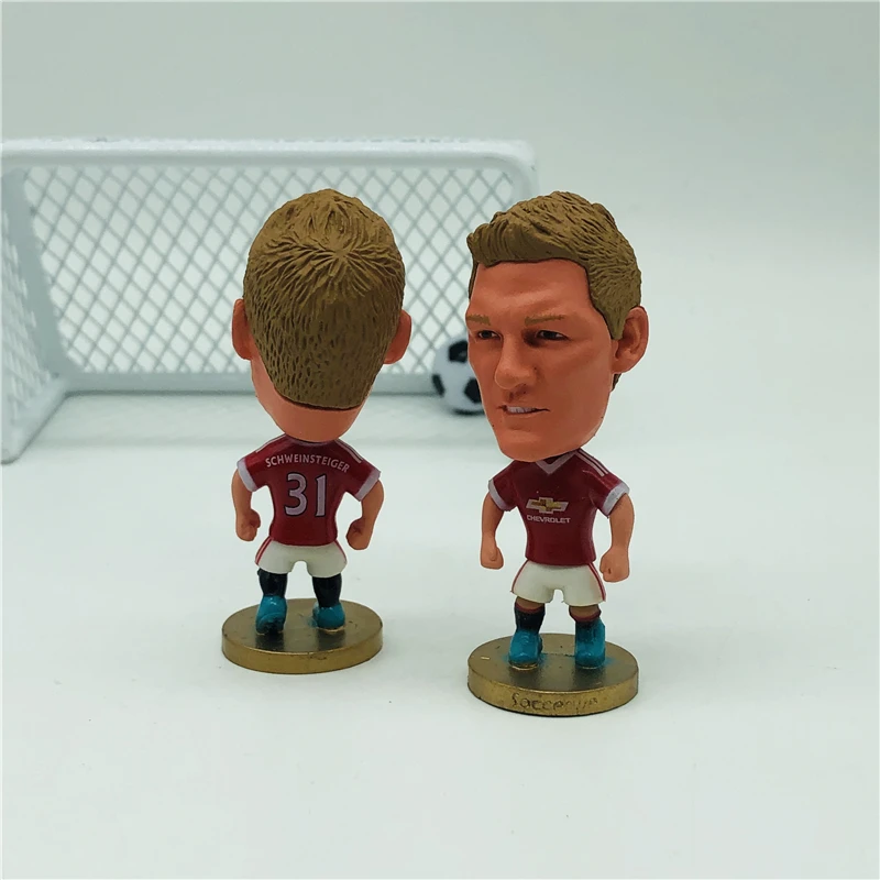 Soccerwe Футбол Звезда мультфильм кукла MU #31 # schweinsteiger мини-фигурка красный комплект |