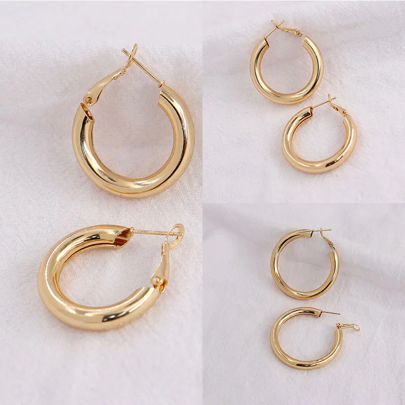 Серьги кольца женские в стиле панк рок|Серьги-кольца| |