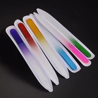 fashion nail file buffing grit sand beauty tool durable crystal glass file manicure nail art tools lime en verre de cristal