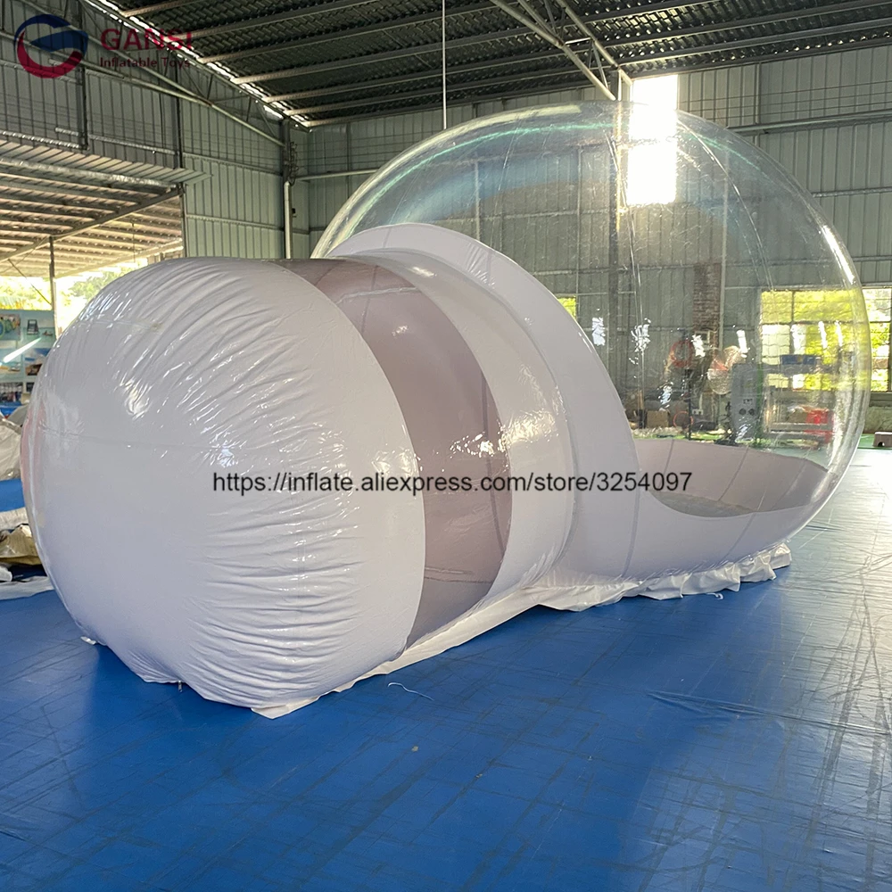 Billig Professionelle Fabrik Hotel Aufblasbare Blase Raum Transparent PVC Aufblasbare Blase Kuppel Zelt