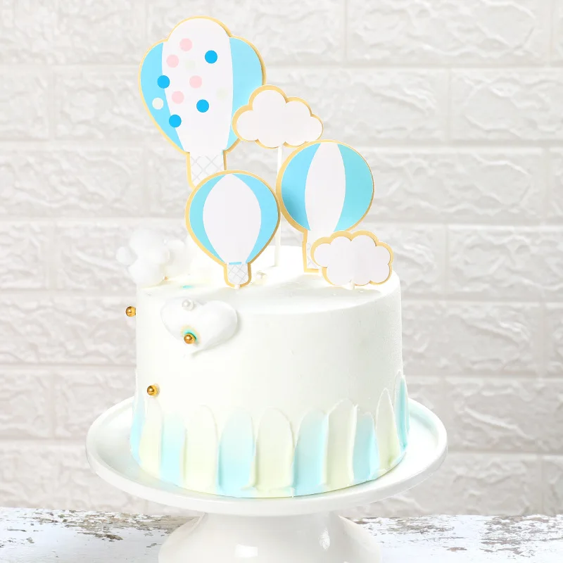 5 шт. милые красочные воздушные шары в форме облака мини-фотокарточки товары для