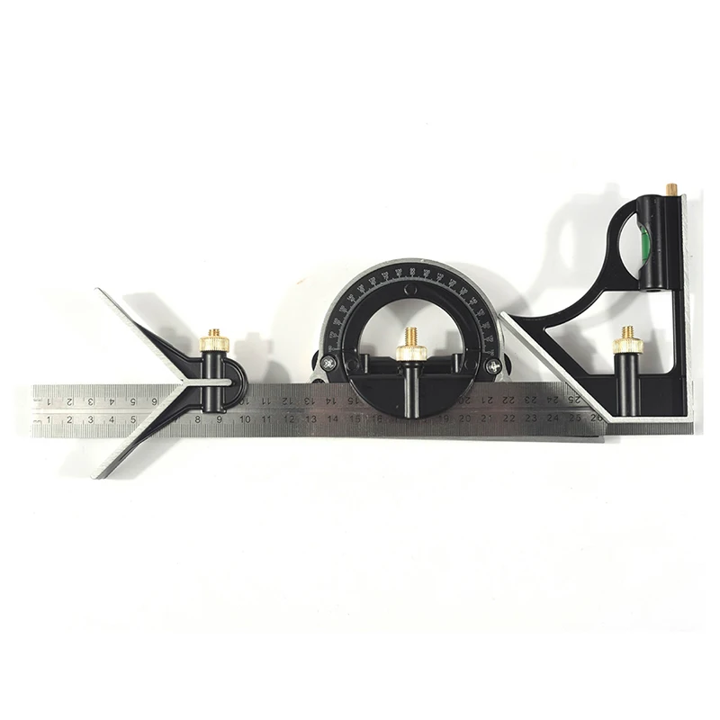 30 см/12 дюймов комбинированная угловая линейка из нержавеющей стали квадратный