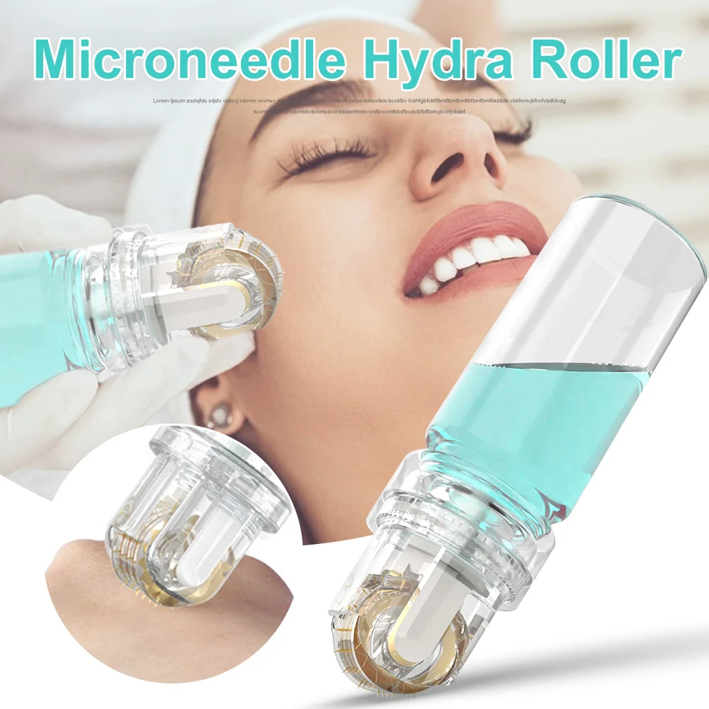 

Hydra Roller 64 Pin Microneedle Derma Roller Serum Essence Infusion Anti-Aging Pore Tighten Face Roller Skin Care