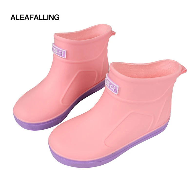 

Children's Rain Shoes Boys'and Girls' Shoes Fall And Winter Water Shoes For Primary School Students