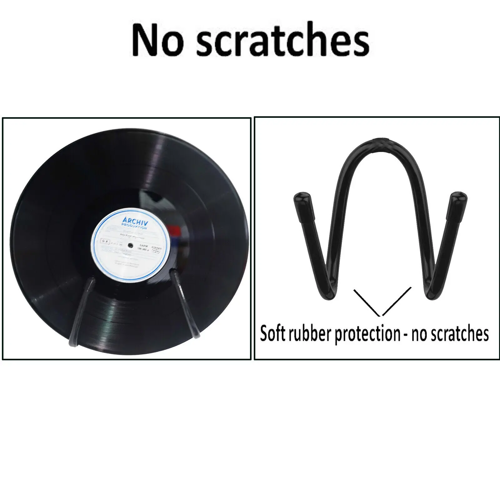 2 настенные виниловые полки для записей 7 дюймов 10 12 LP Одиночная подставка вмещает