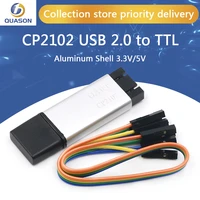 Aluminum shell CP2102 USB 2.0 to TTL UART Module 6Pin Serial Converter STC Replace FT232 Module support 5v/3.3v for arduino