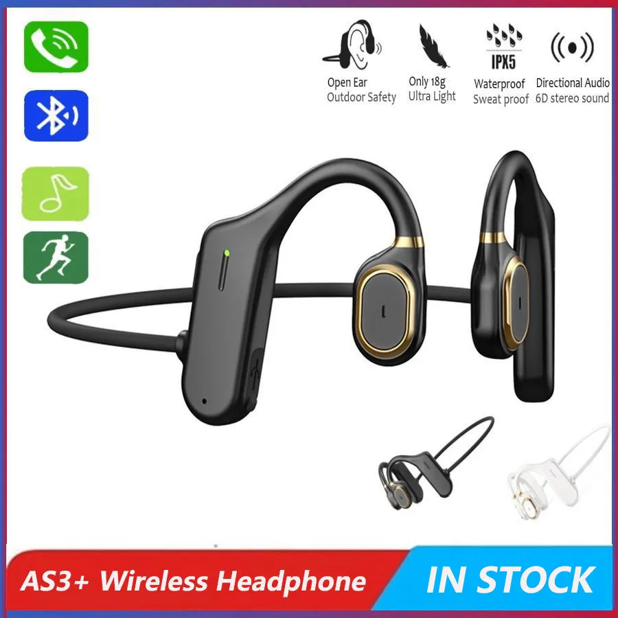 

Air Bone Conduction Wireless Bluetooth 5.1 Openear Earphone Outdoor Stereo Sports Waterproof Headphone With Microphone Headset
