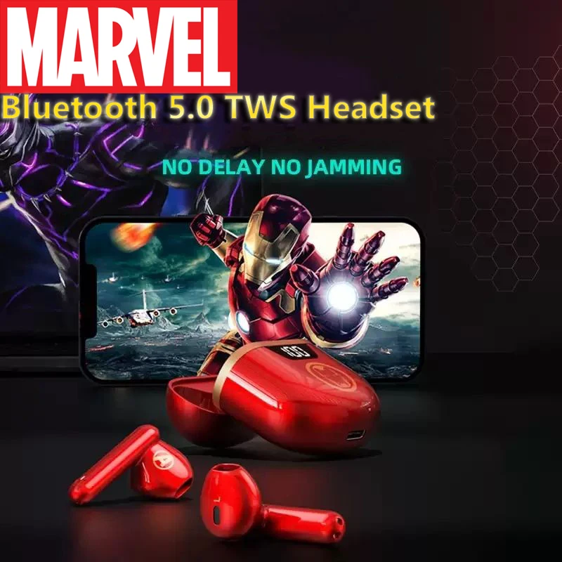 Оригинальные авторизованные TWS наушники Marvel Bluetooth 5 0 Наушники Android