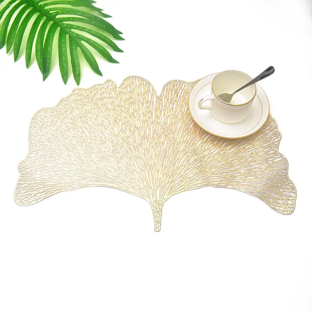

Gingko Leaf Design Kitchen Placemat Mat Bowl Anti-Slip Pad Coaster Party Decor