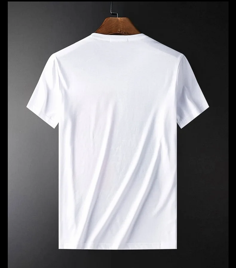 

2021 Fashion Bee Rhinestones Men T Shirt Summer New Streetwear O Neck Mercerized Cotton Short Sleeve Slim Tee Camiseta Masculina