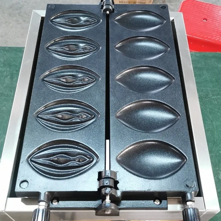 2022 commercial new girl waffle maker electric waffle making machine girls lily waffle maker making machine kitchen appliance free global shipping