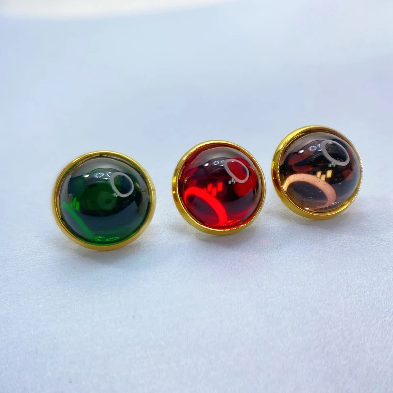 

New European and American fashion earrings women Japanese and Korean grape purple earrings