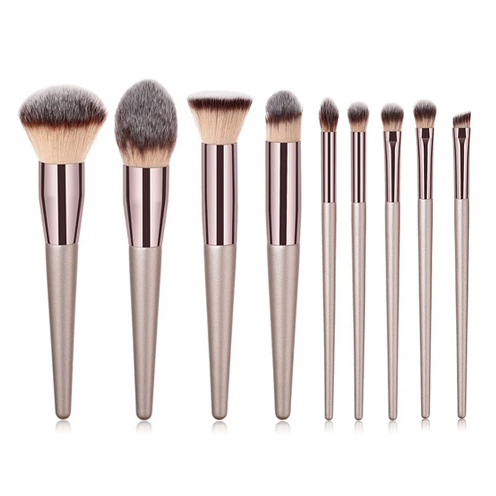 

5-9 шт., набор кистей для макияжа, цвета шампанского