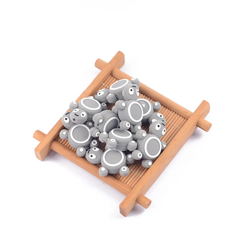 10 шт./лот Детские Силиконовые Бусины DIY браслет для ухода за пустышкой зажим