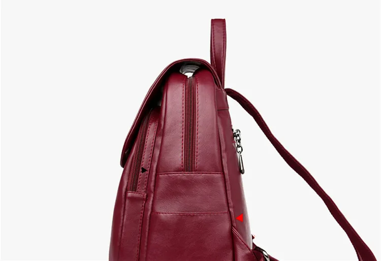 Brand New Laptop Backpack Women Leather Luxury Backpack Mochilas Feminina Ladies Fashion Backpack Satchel School Bag Pu