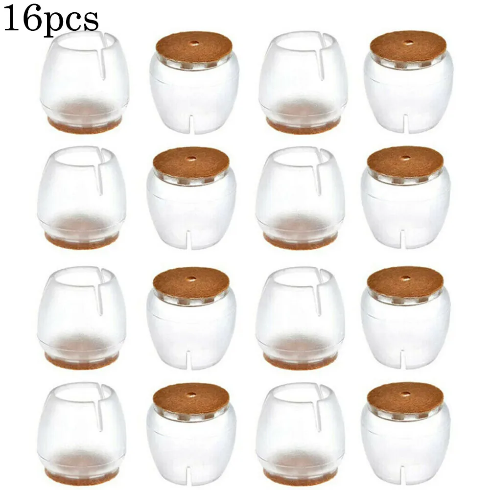 

8/16 Pcs Chair Leg Cap Feet Pads Furniture Table Feet Cover Floor Protector Pads Bottom Non-Slip Furniture Covers Socks