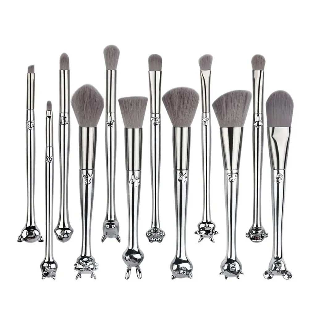 

12 pcs/set Makeup Brushes Set Eyeshadow Blush Brush Blending Concealers Face Powder Eye Makeup Brush Sets With Storage Bag