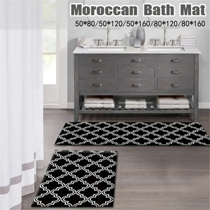 

Kitchen Entrance Door Mat Washable Non-slip Kitchen Floor Mat Bedroom Living Room Bedside Area Rugs Waterproof Modern Carpet