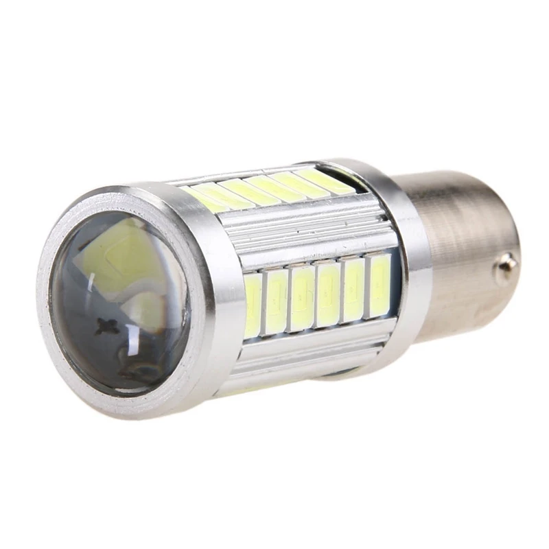 

Car LED Light 5630 33SMD Lens 1156/P21W Automobiles Brake Back Taillight Fog Lamp Turn Signal Exterior Light-emitting Diode Bulb