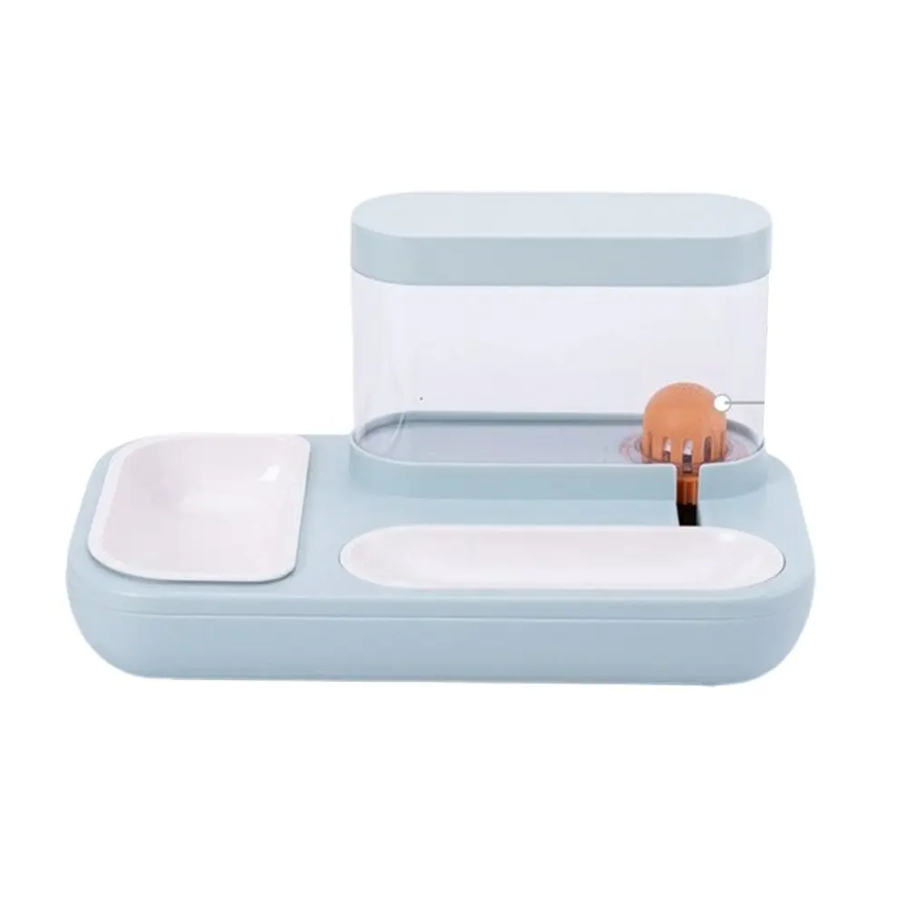 

Automatic Drinking Fountain Water Dispenser Rice Bowl Pet Cat Supplies Non-toxic Feeding Device For Kittens