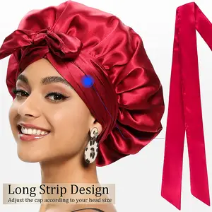 Solid Color Hair Bonnet, Waterproof Large Satin Bonnets For Sleeping, Hair  Bonnets For Women Braids Curly Hair Straight Hair, Hair With Elastic Wide  Band - Temu Australia