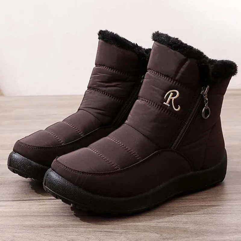 Женские ботинки сохраняют тепло зимняя женская обувь на платформе сапоги