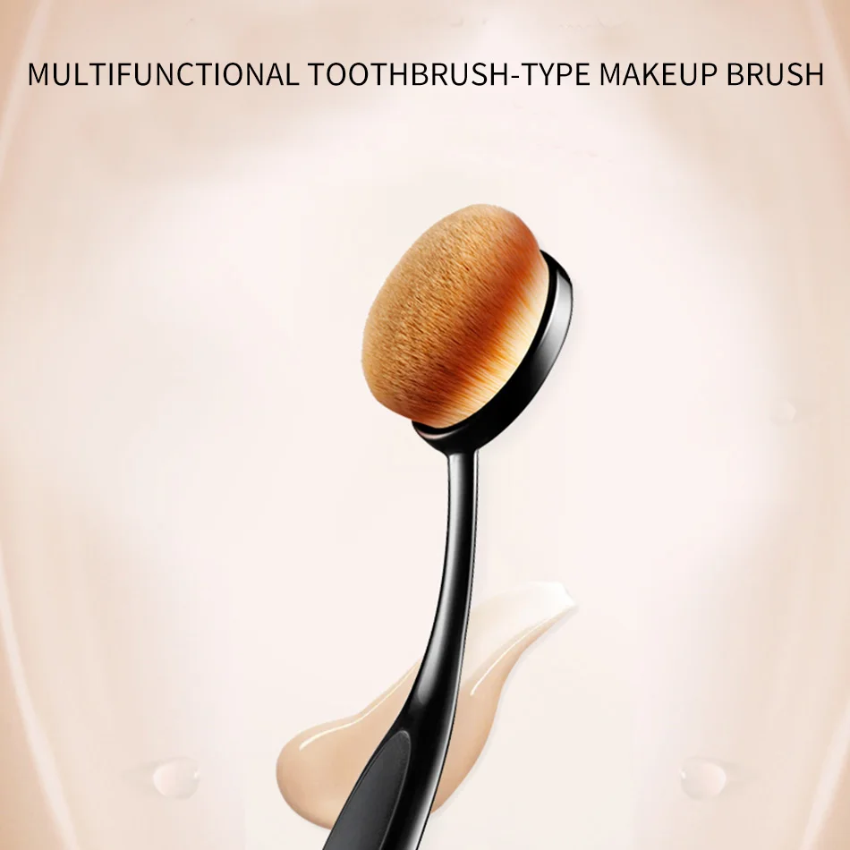 

Makeup Brushes Toothbrush Type Liquid Foundation Brush BB Cream Nude Face
