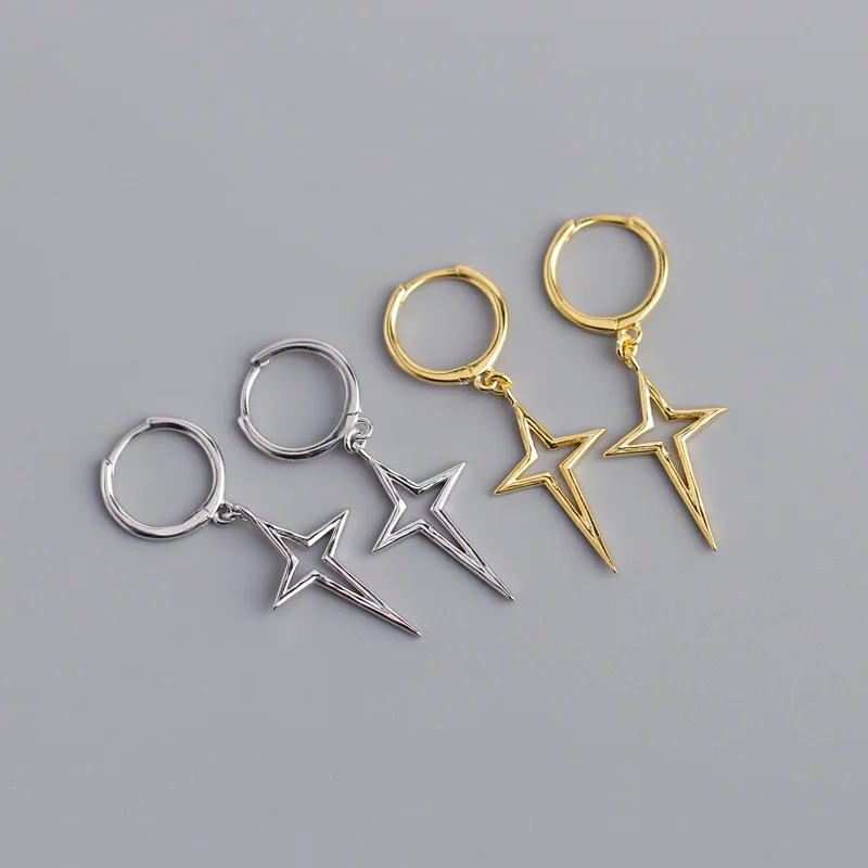 

2021 New 925 Sterling Silver Heart Cross Stud Earrings For Women Girls Romantic Wedding Jewelry Brincos Pendientes A001