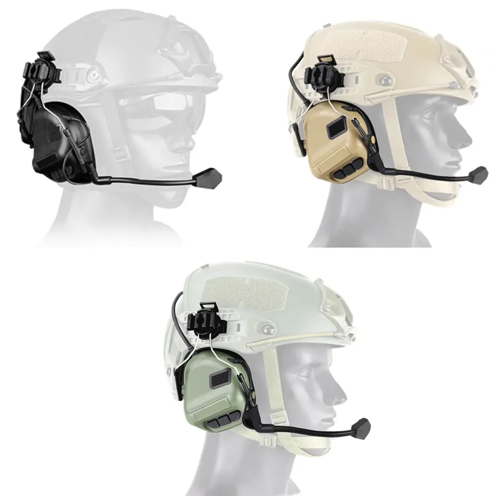

Tactical Airsoft Headsets Hunting Shooting Headset Military Helmet CS Wargame Headphone Army Communication Accessories