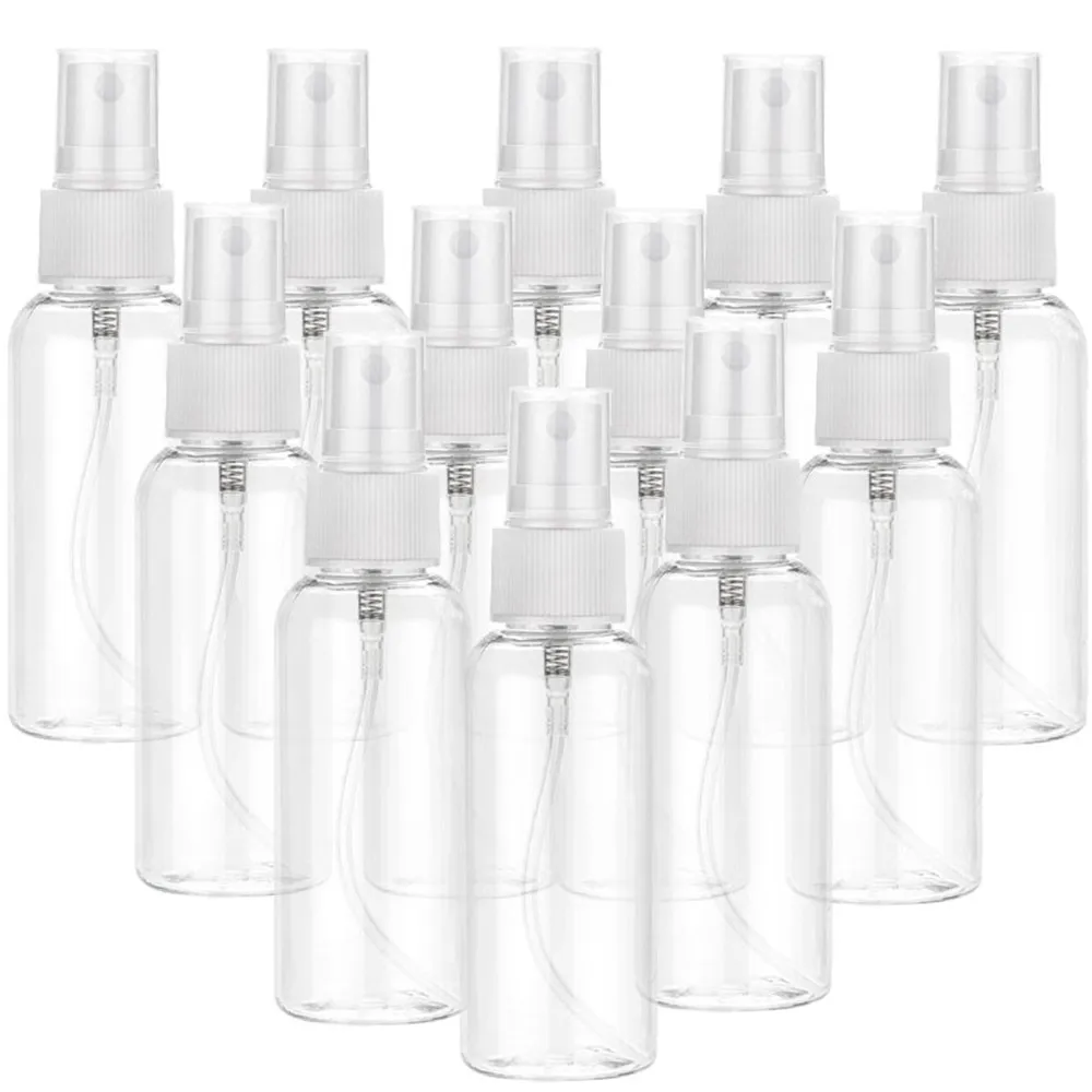 

5Pcs Spray Bottle 10ml 30ml 50ml 60ml 100ml Empty Vial Refillable Mist Pump Perfume Essential Oil Atomizer Travel Accessories