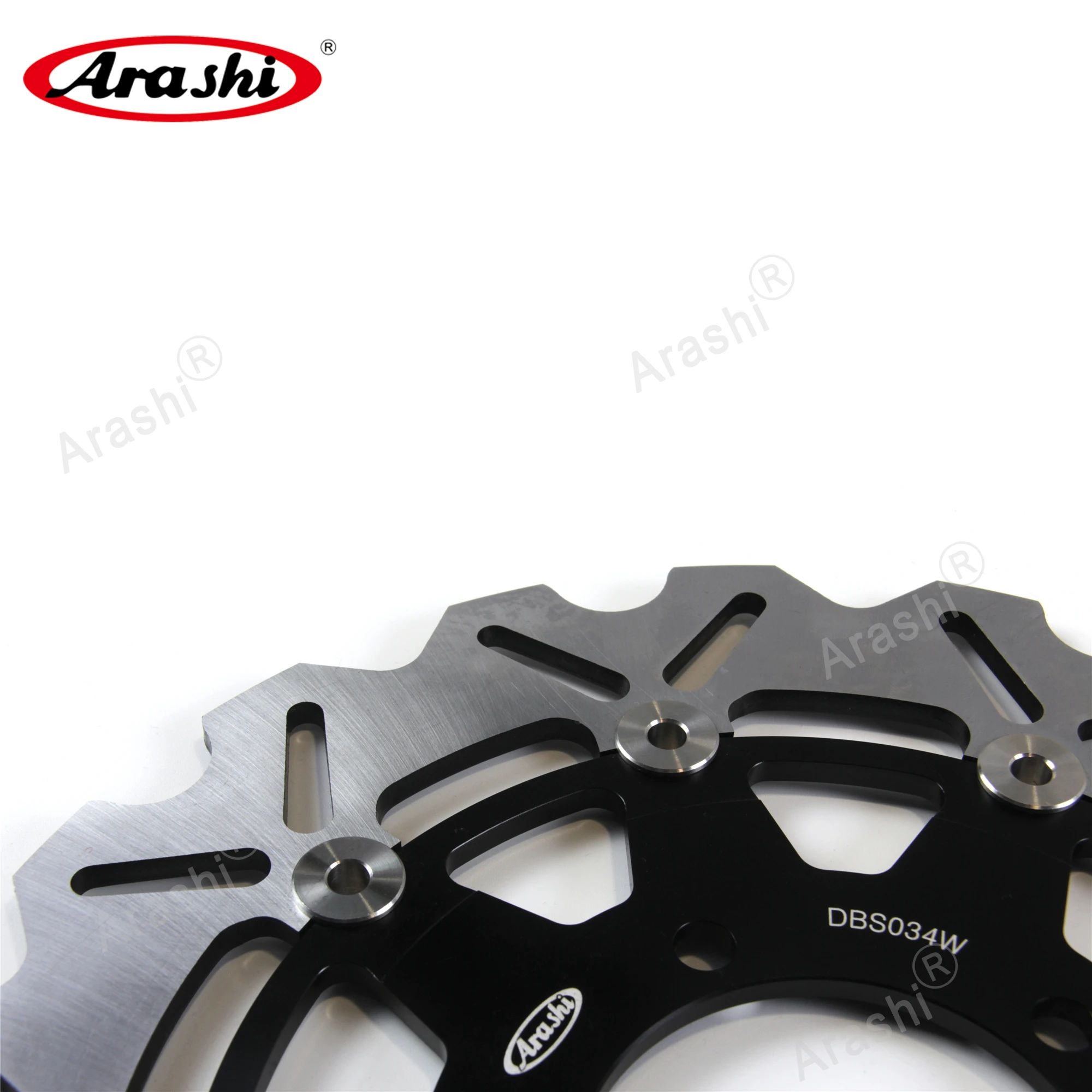 Араши передний тормозной диск для KAWASAKI ZX6R NINJA 600 2007 2015 CNC Тормозные диски роторы