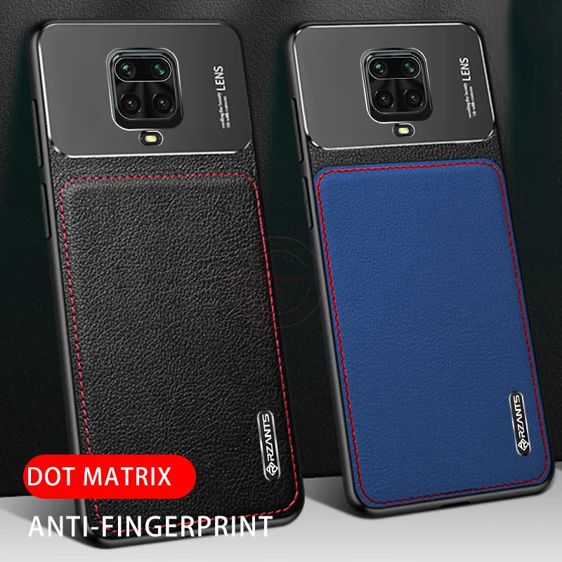 

Rzants For Xiaomi Redmi 9 Note 9S 9 Pro Hard Case Lether Back Slim Thin Fashion Funda Phone Casing