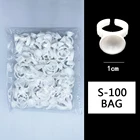 100 x одноразовый контейнер для клея держатель кольцо поддон для наращивания ресниц тату пигмент