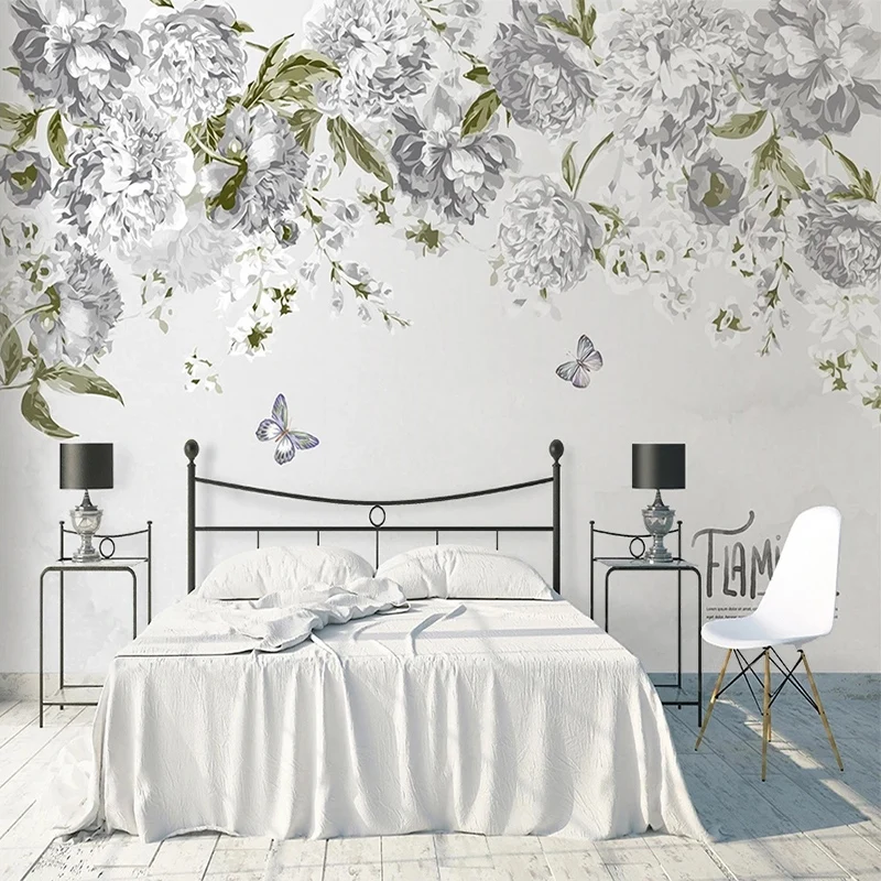 

Custom Mural Wallpaper 3D Flower Vine Wisteria Living Room Sofa TV Bedroom Background Wall Painting Home Decor Papel De Parede