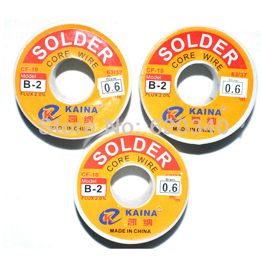 Оловянно-свинцовый флюс с канифолью 0 6 мм 100 г | Инструменты