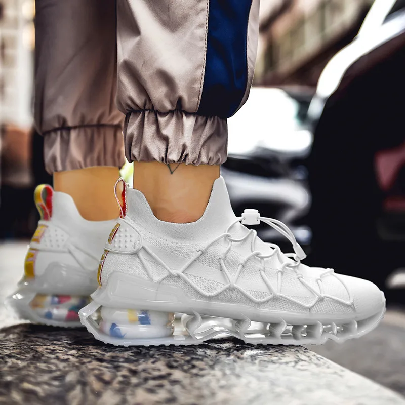 

Мужские дышащие баскетбольные кроссовки, камуфляжная Улучшенная обувь для бега, на шнуровке, повседневная спортивная обувь