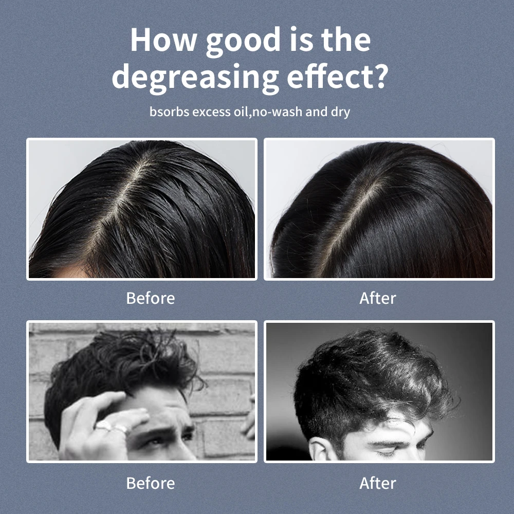 Сухой шампунь порошок Быстросохнущий воск для волос пудра ленивых людей