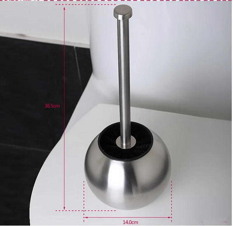 

304 stainless steel toilet brush holders cleaning kit Continental fashion Toilet brush