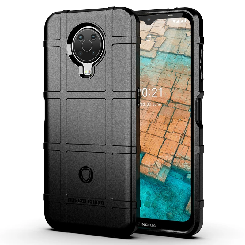 Чехол для Nokia G10 Heavy Duty Armor Rugged Shield противоударный мягкий чехол из ТПУ G20 | Мобильные