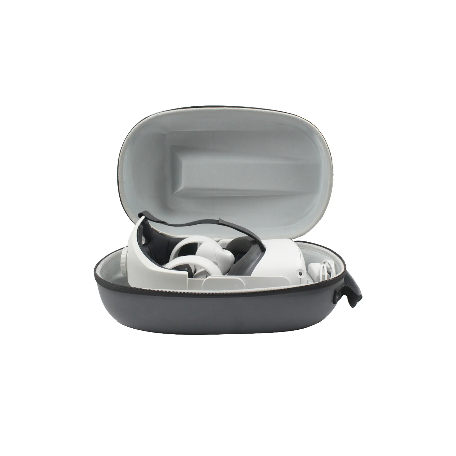 

Comfortable Portable For Oculus Quest2 VR Glasses Headband Handbag Zipper Storage Bag EVA Compression Hard Shell Storage Bag