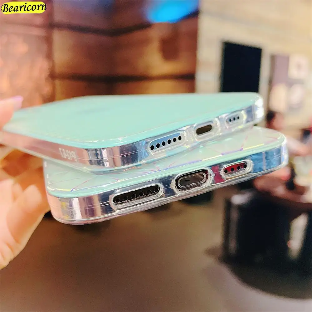 Роскошный чехол для телефона Aurora iPhone 11 12 13 Pro Max Mini XR X XS 7 8 Plus SE 2020 прозрачный с