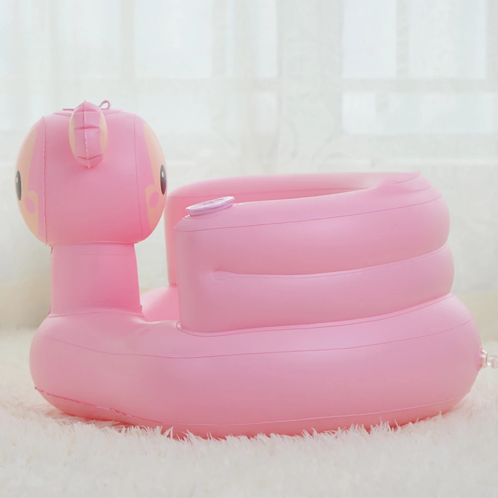 Детское надувное кресло стул для обучения ванной многофункциональный