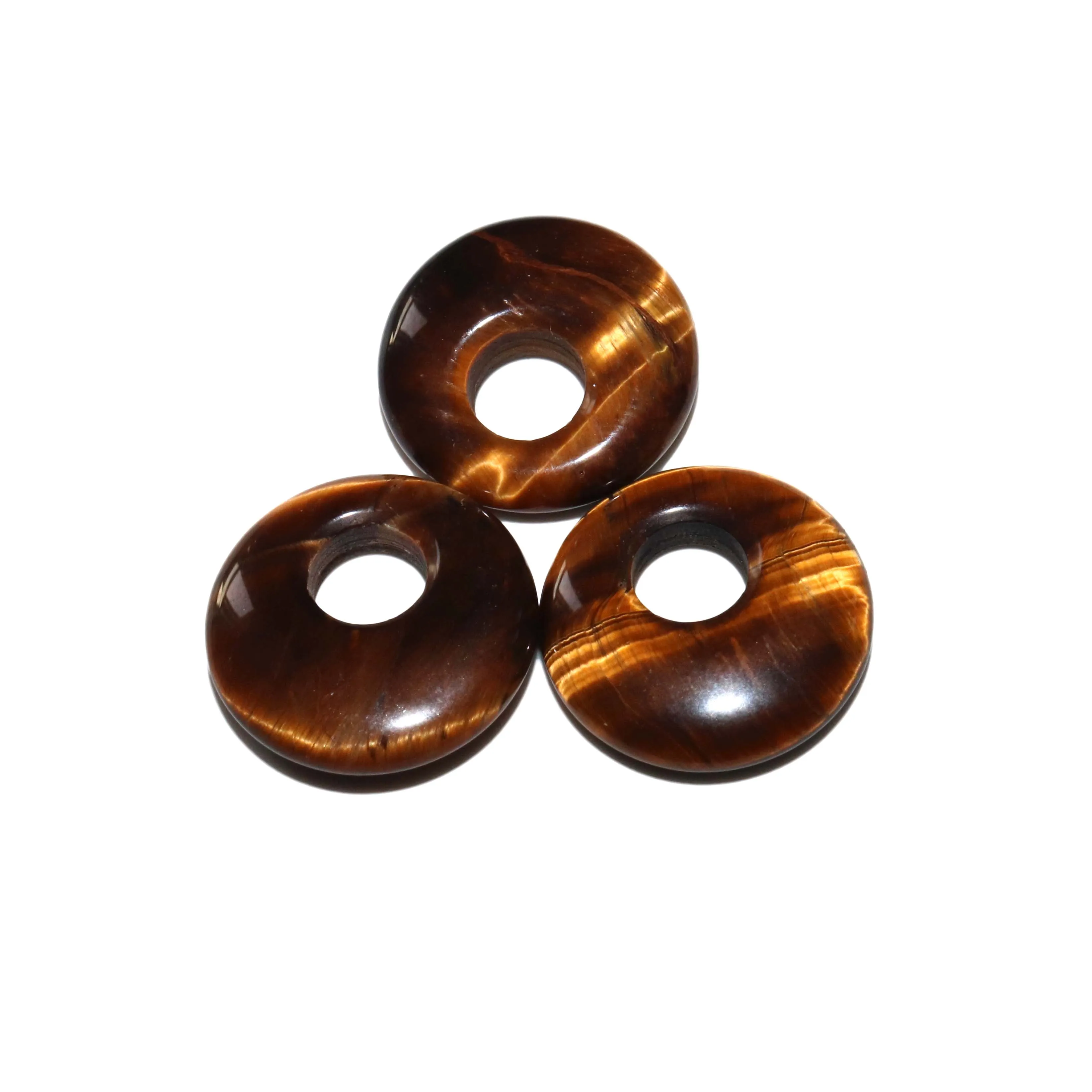 5 шт./лот 18 мм натуральные бирюзы Агаты нефрит хрустальный камень пончик