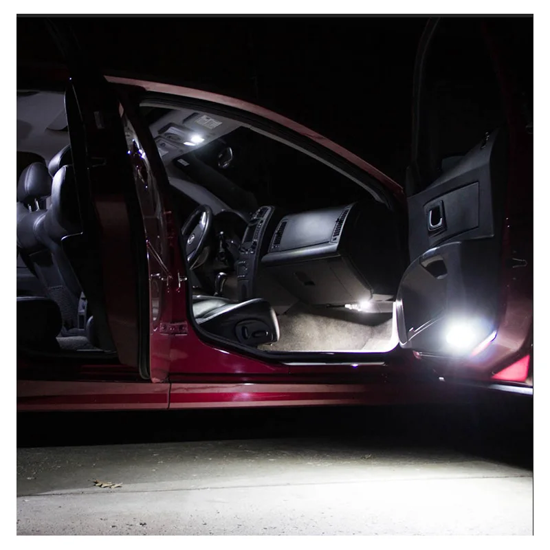 7pcs White Error Free LED Bulbs Interior Map Dome Light Kit Fit For 2003-2007 2008 2009 2010 Alfa Romeo GT Trunk Glove Box Lamp |