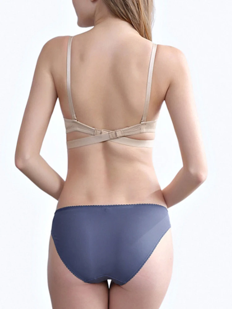 2019 сексуальное женское нижнее белье бюстгальтеры с U образным вырезом и открытой