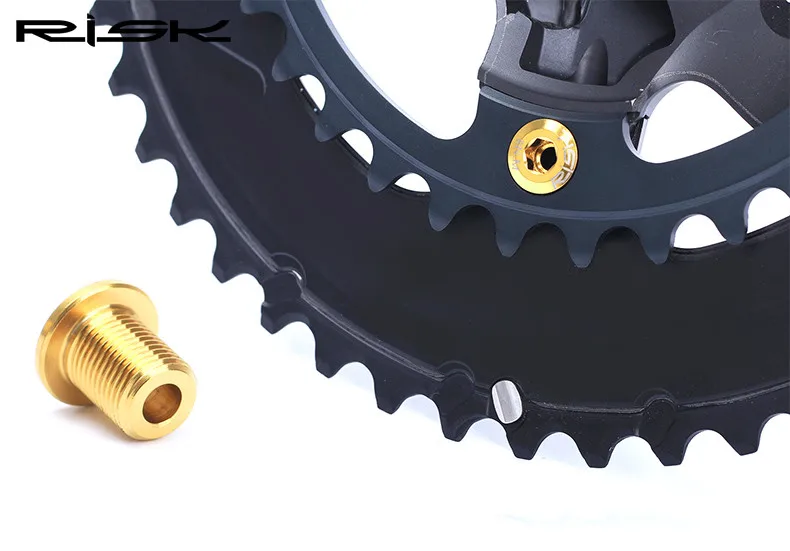 Титановые детали для шатуна велосипеда SHIMANO 105 / ULTEGRA|Шатун и передняя звездочка