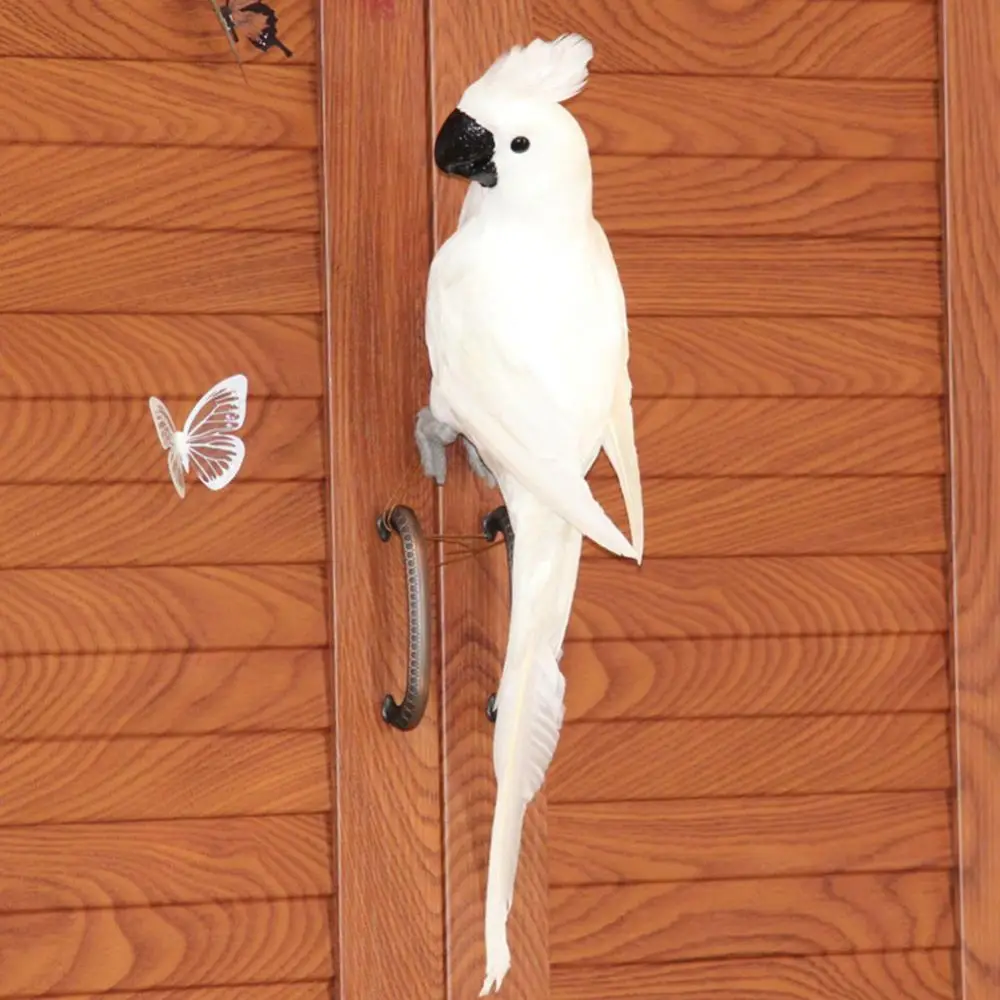 40% хит продаж! Искусственный пенопласт модель попугая перо газон украшение