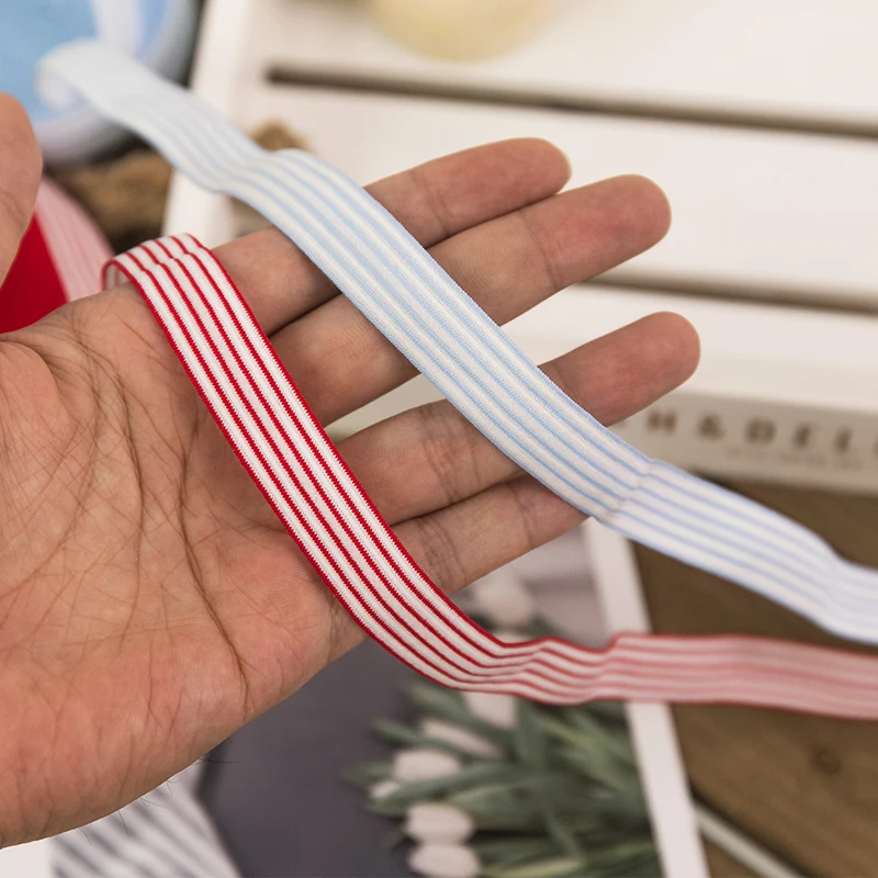 

15mm Elastic Ribbon High-Elastic Rubber Band DIY Lace Trim Blue Red Sewing Waist Band Garment Accessories Clothing Elastic Band