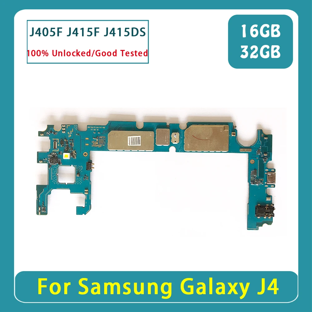 16 ГБ 32 разблокированная материнская плата для Samsung Galaxy J4 J405F/G J415F/G J415DS/FD с полными