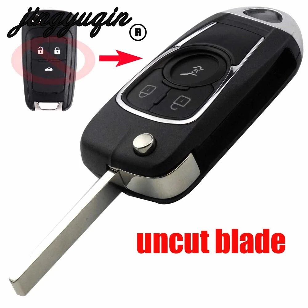 

Чехол для ключей jingyuqin HU100, флип-чехол для Vauxhall, Opel Astra j, h, g, Insignia, Zafira, Corsa, Chevrolet Cruze